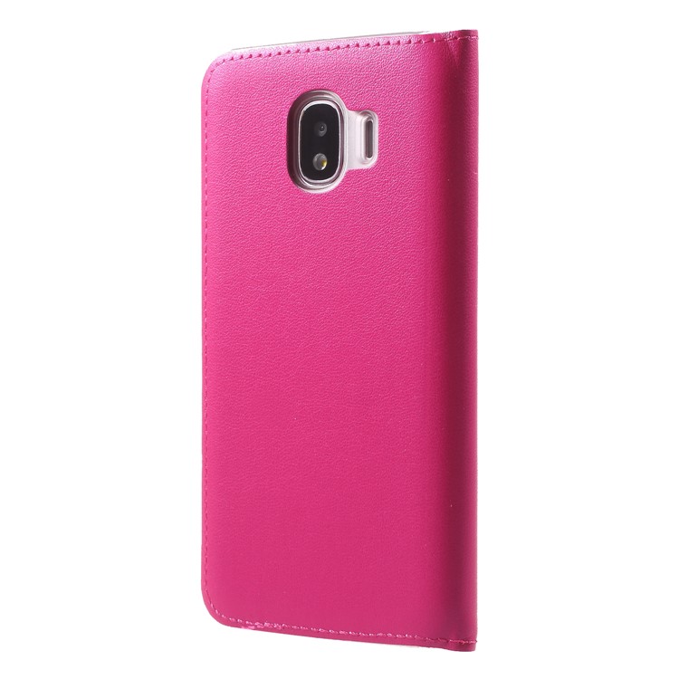View Window Leather Mobile Casing for Samsung Galaxy J2 Pro 2018 - Rose-2