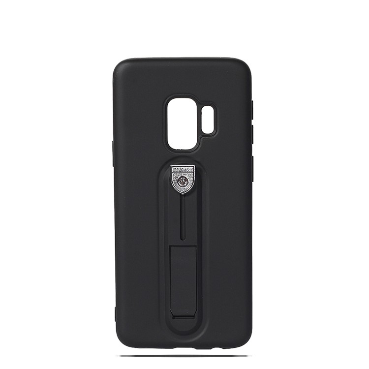 OCUBE Soft TPU Back Case with Sliding Kickstand for Samsung Galaxy S9 SM-G960 - Black-2