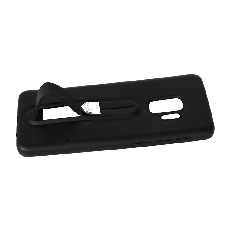 OCUBE Soft TPU Back Case with Sliding Kickstand for Samsung Galaxy S9 SM-G960 - Black-5
