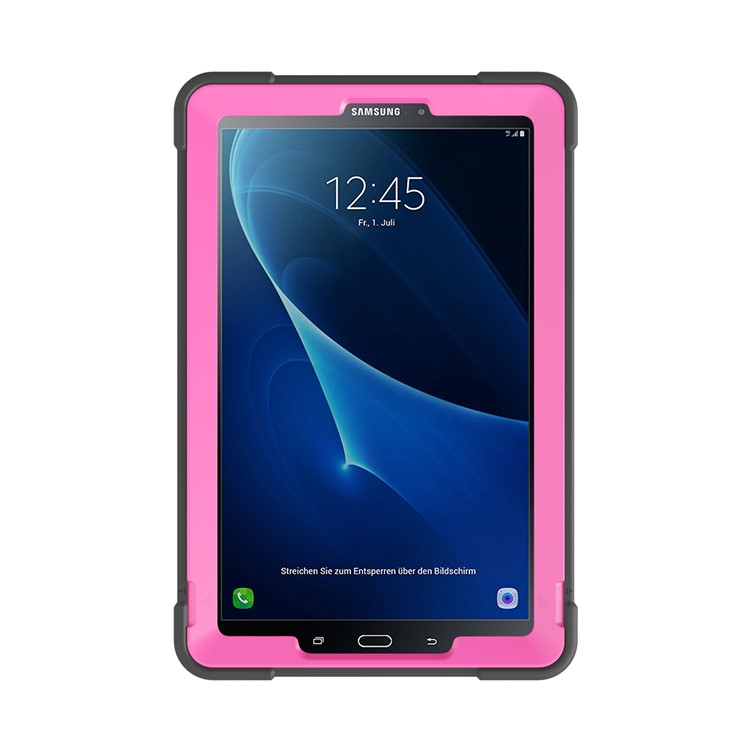 Shock Proof Anti-dust Hybrid TPU + PC Protective Cover with Kickstand for Samsung Galaxy Tab A 10.1 (2016) - Rose + Black-3