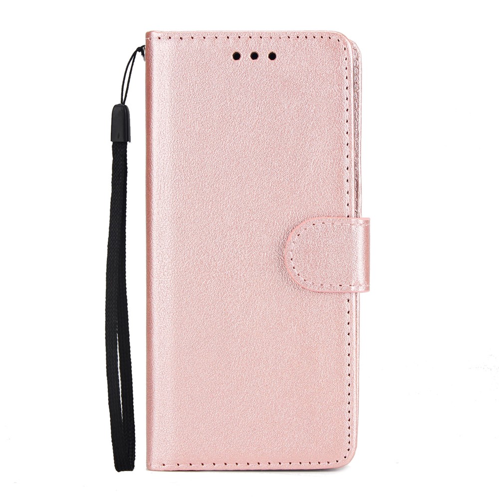 PU Leather Wallet Mobile Phone Case Accessory for Samsung Galaxy S9 SM-G960 - Rose Gold-2