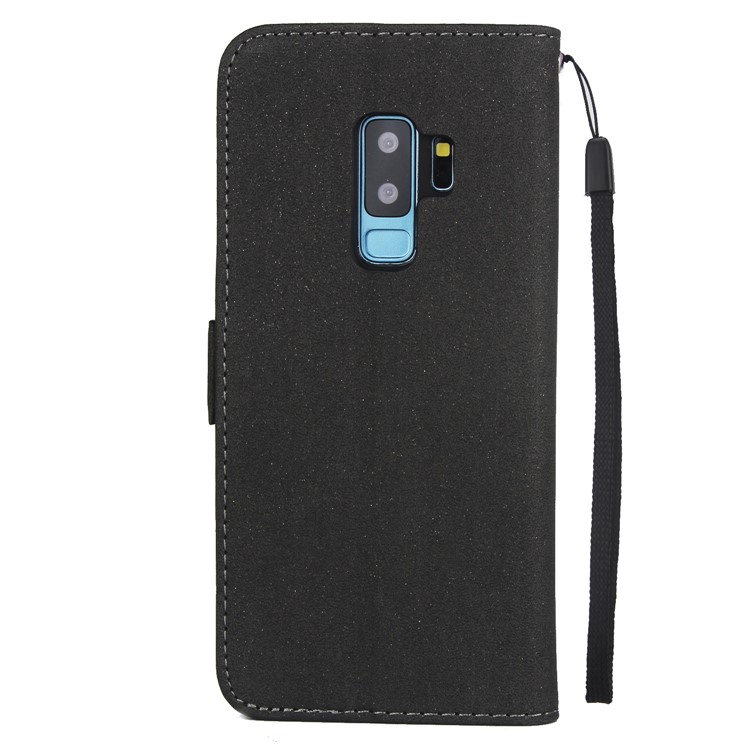 Imprint Dream Catcher PU Leather Wallet Stand Case for Samsung Galaxy S9 Plus SM-G965 - Black-3