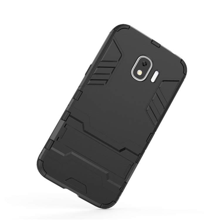 Cool Guard Kickstand Hybrid PC TPU Case Pour Samsung Galaxy J2 Pro 2018 - le Noir-6