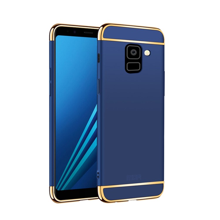 

Защитная Серия MOFI Съемный Пластиковый Корпус 3-в-1 Для Галактики Samsung A8 + (2018) - Синий, Galaxy A8+ (2018)