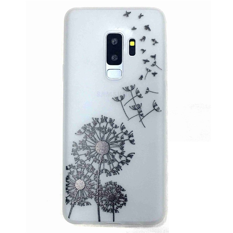 Luminous Patterned TPU Cell Phone Case for Samsung Galaxy S9+ G965 - Dandelion Pattern-1
