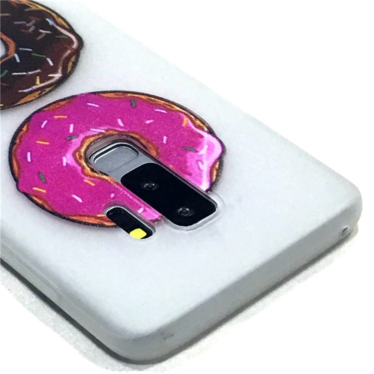 Luminous Patterned TPU Phone Accessory Case for Samsung Galaxy S9 Plus G965 - Doughnuts Pattern-3
