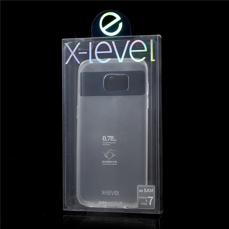 X-LEVEL Anti-slip Soft TPU Back Cover Case for Samsung Galaxy S7 edge SM-G935-5