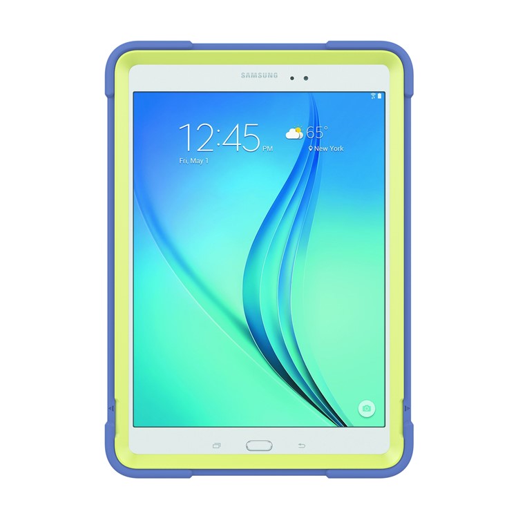 Shock Proof Anti-dust Hybrid TPU + PC Protective Casing with Kickstand for Samsung Galaxy Tab A 9.7 - Blue / Green-2