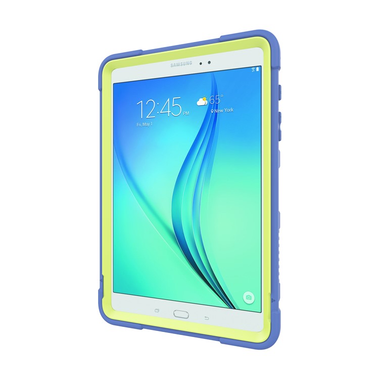 Shock Proof Anti-dust Hybrid TPU + PC Protective Casing with Kickstand for Samsung Galaxy Tab A 9.7 - Blue / Green-4