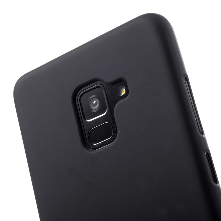 100Pcs/Set Double-Sided Matte TPU Back Case for Samsung Galaxy A8 (2018) - Black-4