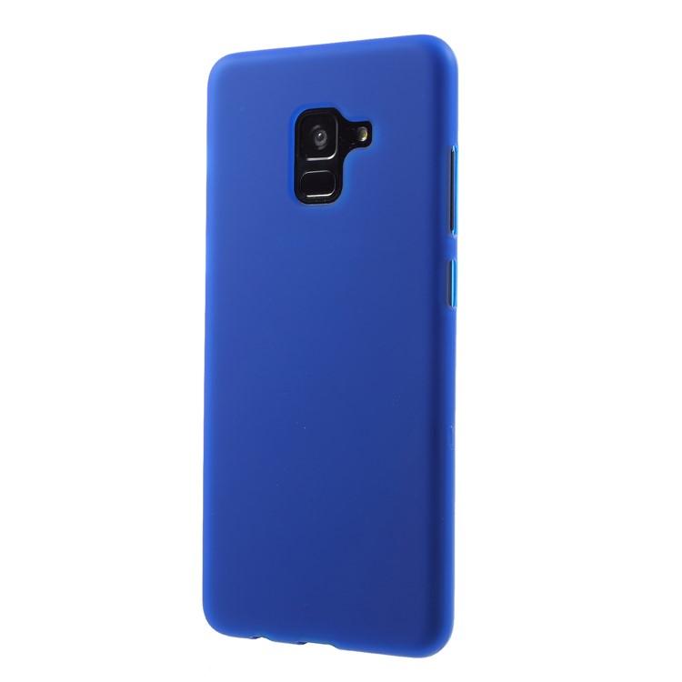 100Pcs/Set Double-Sided Matte TPU Back Phone Case for Samsung Galaxy A8 (2018) - Blue-3