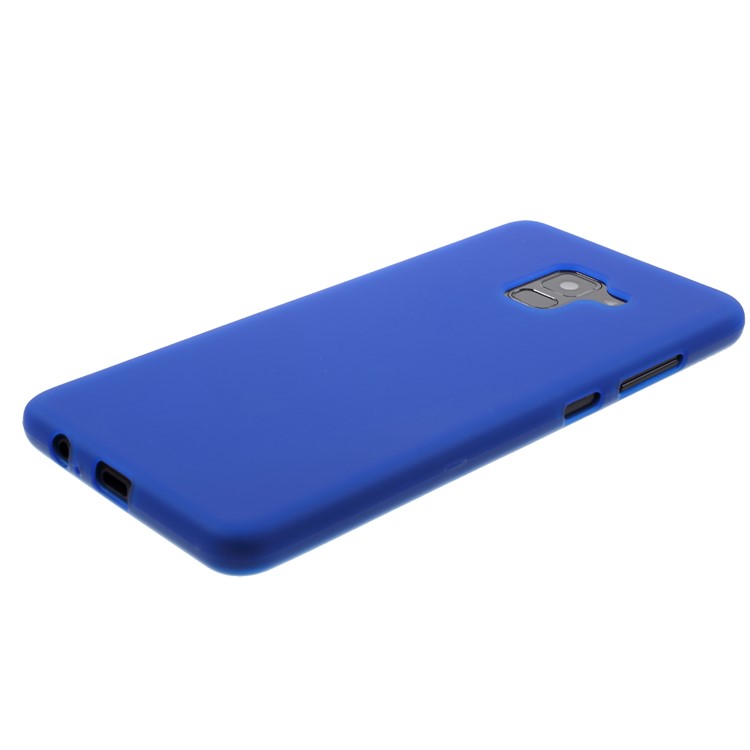 100Pcs/Set Double-Sided Matte TPU Back Phone Case for Samsung Galaxy A8 (2018) - Blue-4