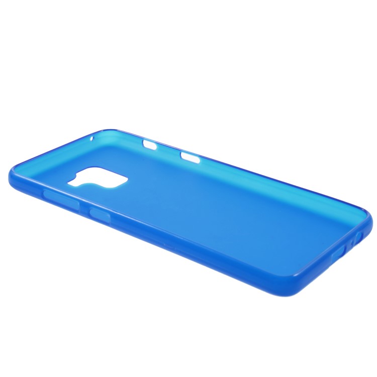 100Pcs/Set Double-Sided Matte TPU Back Phone Case for Samsung Galaxy A8 (2018) - Blue-5