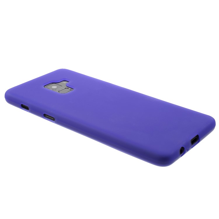 100Pcs/Set Double-Sided Matte TPU Case Accessory for Samsung Galaxy A8 (2018) - Purple-4