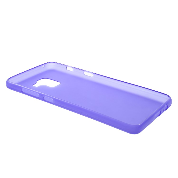 100Pcs/Set Double-Sided Matte TPU Case Accessory for Samsung Galaxy A8 (2018) - Purple-5