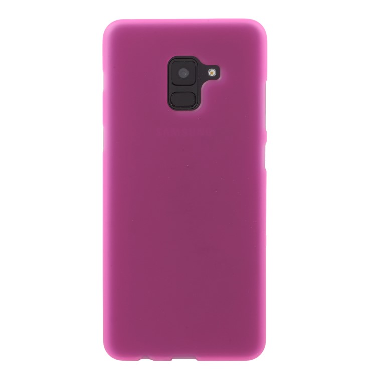 100Pcs/Set Double-Sided Matte TPU Phone Case for Samsung Galaxy A8+ (2018) - Rose-1