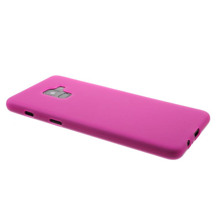 100Pcs/Set Double-Sided Matte TPU Phone Case for Samsung Galaxy A8+ (2018) - Rose-4