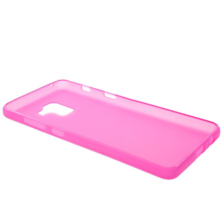 100Pcs/Set Double-Sided Matte TPU Phone Case for Samsung Galaxy A8+ (2018) - Rose-5