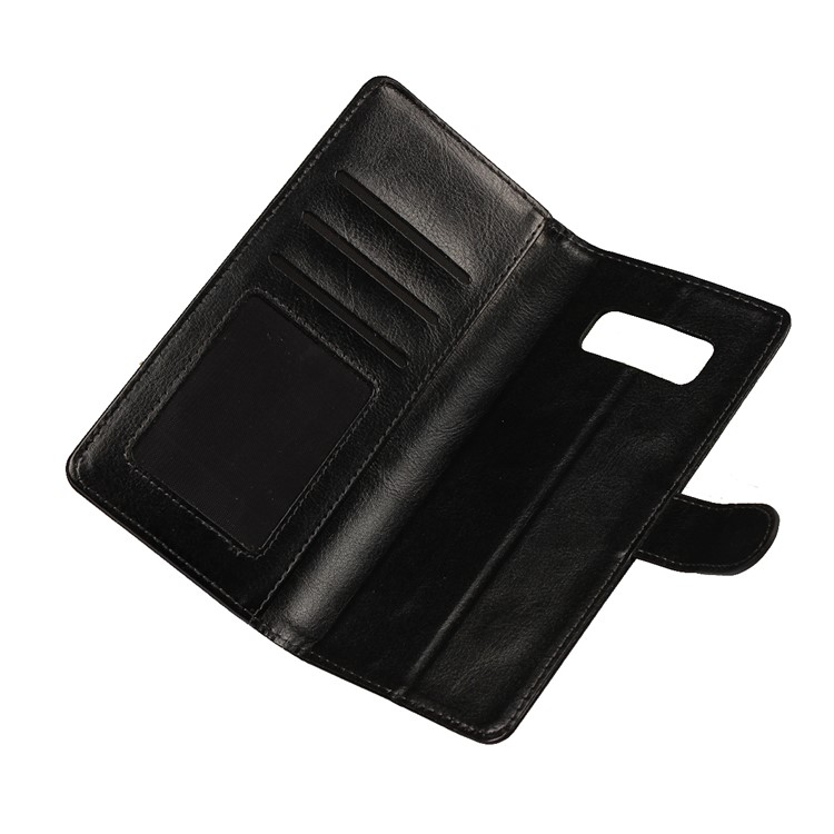 Crazy Horse Texture 2 in 1 Wallet Stand Leather Case for Samsung Galaxy Note 8 N950 - Black-9