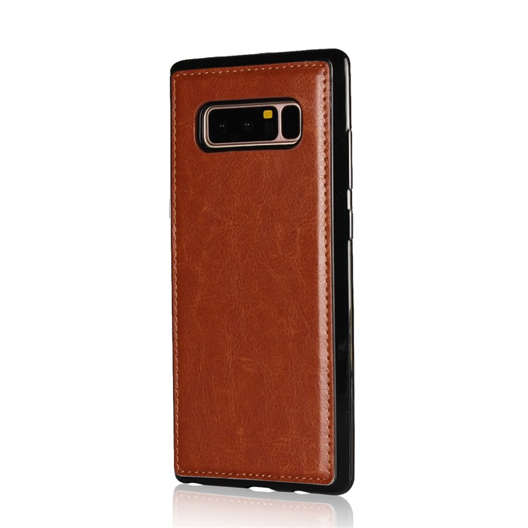 Crazy Horse Texture 2 in 1 Wallet Leather Mobile Case for Samsung Galaxy Note 8 N950 - Brown-7