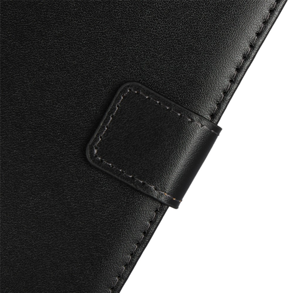 Split Leather Wallet Stand Mobile Phone Case for Samsung Galaxy S9 Plus SM-G965 - Black-7