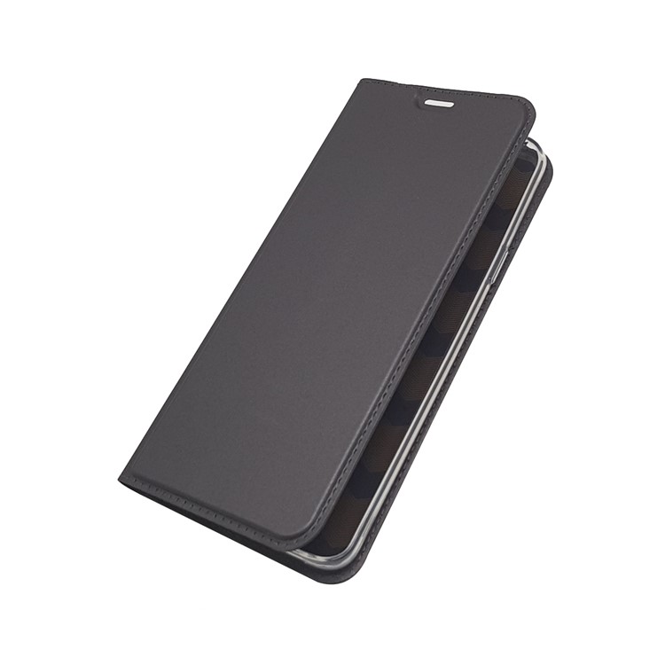 Magnetic Adsorption Stand Leather Card Holder Phone Case for Samsung Galaxy S9 Plus SM-G965 - Black-7
