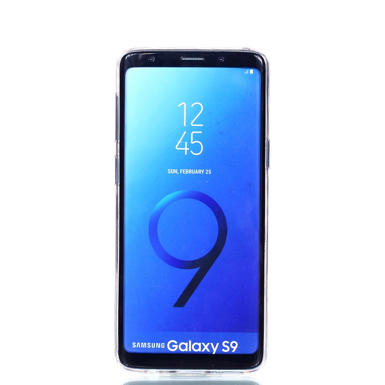 Glitter Sequins Glossy Acrylic + TPU Hybrid Casing for Samsung Galaxy S9 SM-G960 - Blue-6