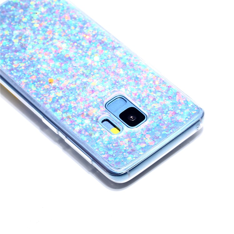 Glitter Sequins Glossy Acrylic + TPU Hybrid Mobile Phone Case for Samsung Galaxy S9 SM-G960 - Mixture-4
