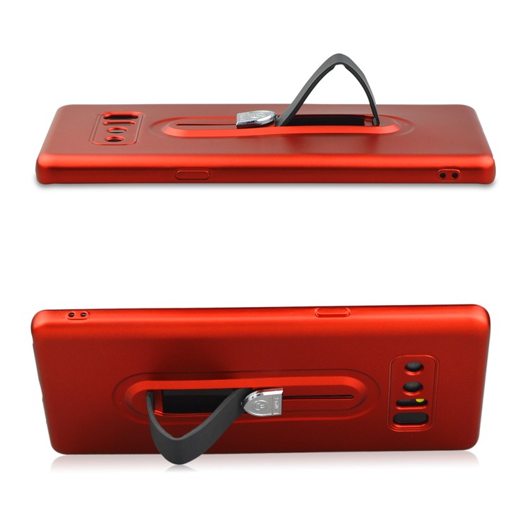 Shockproof Matte TPU Sliding Kickstand Phone Shell for Samsung Galaxy Note 8 SM-N950 - Red-5