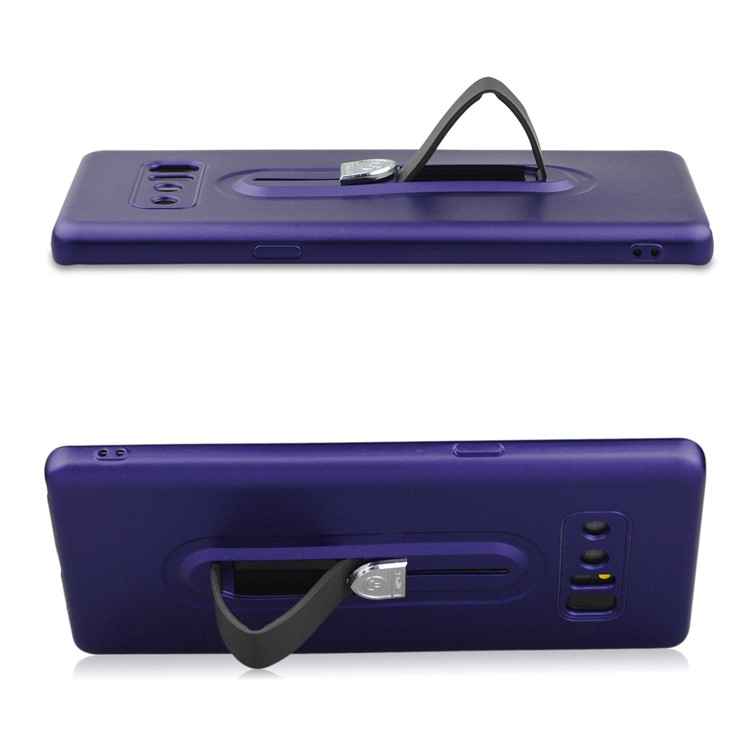 Shockproof Matte TPU Sliding Kickstand Cell Phone Case for Samsung Galaxy Note 8 SM-N950 - Purple-5
