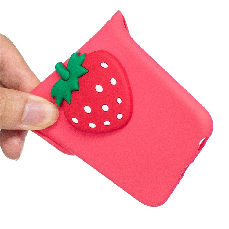 3D Pattern Soft TPU Back Shell for Samsung Galaxy S9 G960 - Strawberry-6