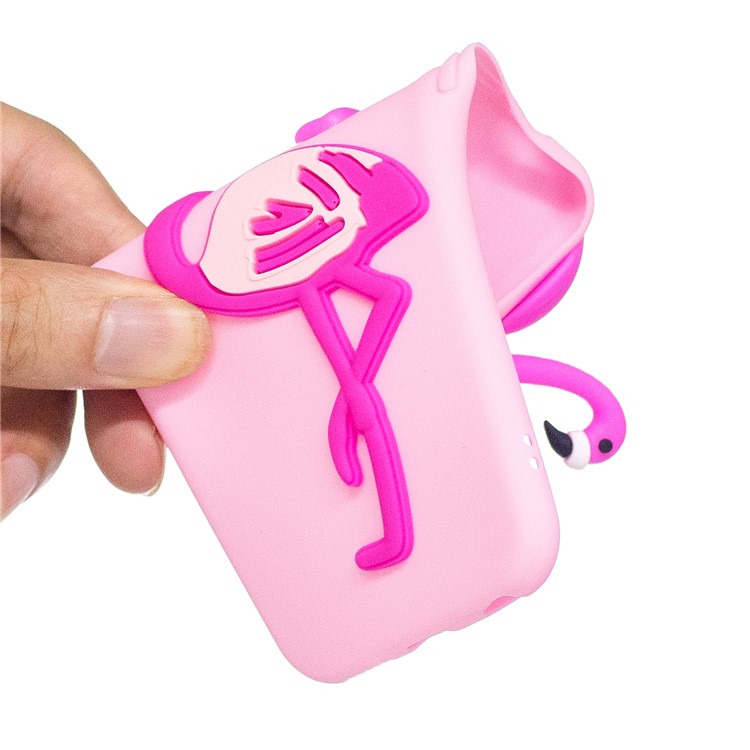 3D Pattern Soft TPU Phone Case for Samsung Galaxy S9 G960 - Flamingo-6