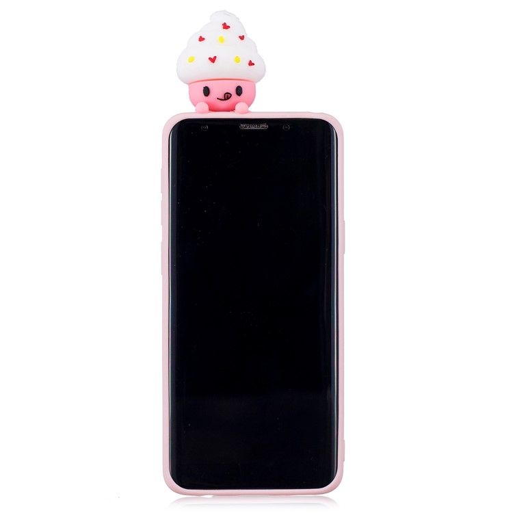 3D Pattern Soft TPU Phone Cover for Samsung Galaxy S9 G960 - Cup Cake-3