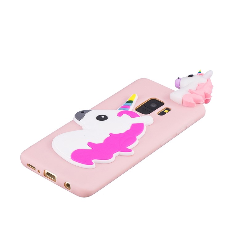 3D Pattern Soft TPU Phone Shell for Samsung Galaxy S9 G960 - Unicorn-4