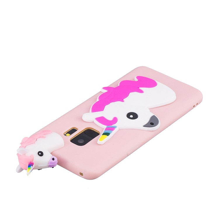 3D Pattern Soft TPU Phone Shell for Samsung Galaxy S9 G960 - Unicorn-5