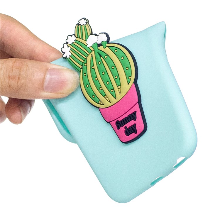 3D Pattern Soft TPU Mobile Shell for Samsung Galaxy S9 G960 - Cactus-6