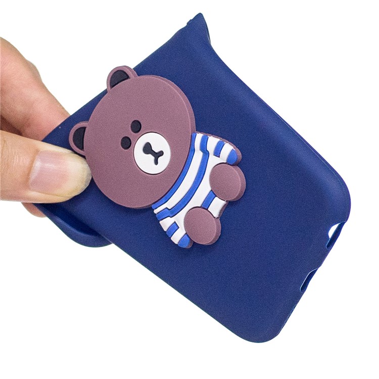 3D Pattern Soft TPU Cellphone Cover Case for Samsung Galaxy S9 G960 - Rilakkuma-6