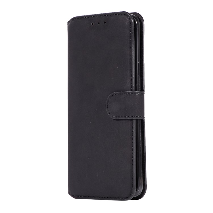 Retro Style Leather Wallet Case for Samsung Galaxy S9+ SM-G965 - Black-2
