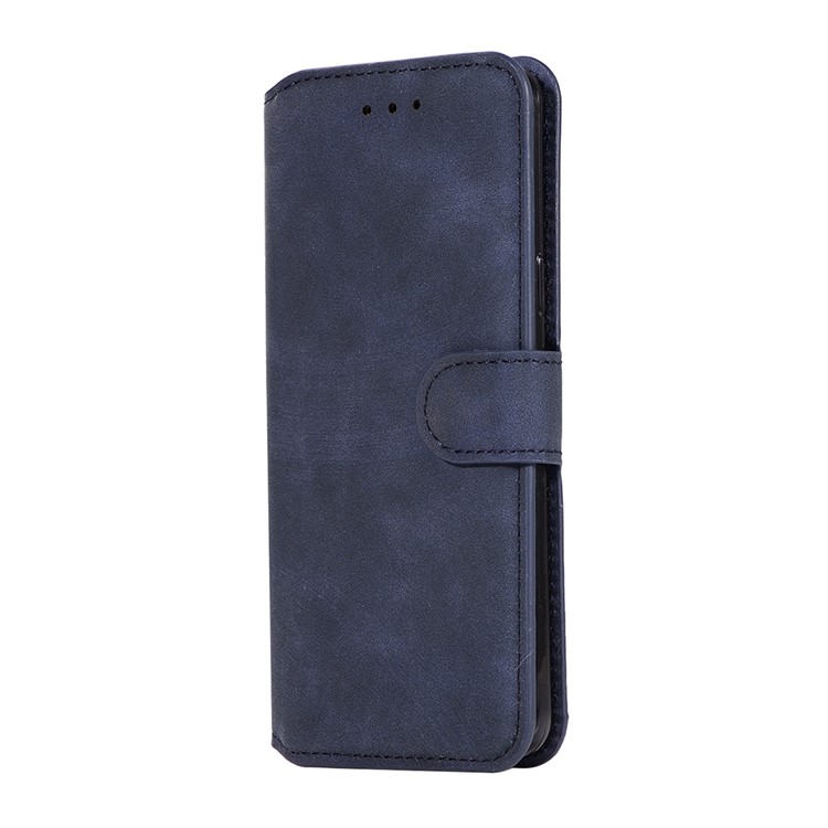 Retro Style Magnetic Leather Stand Case for Samsung Galaxy S9 SM-G960 - Dark Blue-2