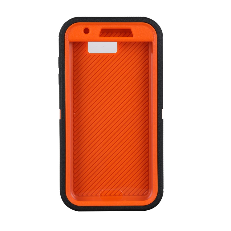 Shockproof Drop-proof Dust-proof PC + TPU Hybrid Cover for Samsung Galaxy J3 2017 US Version/J3 Emerge/J3 Prime - Black / Orange-2