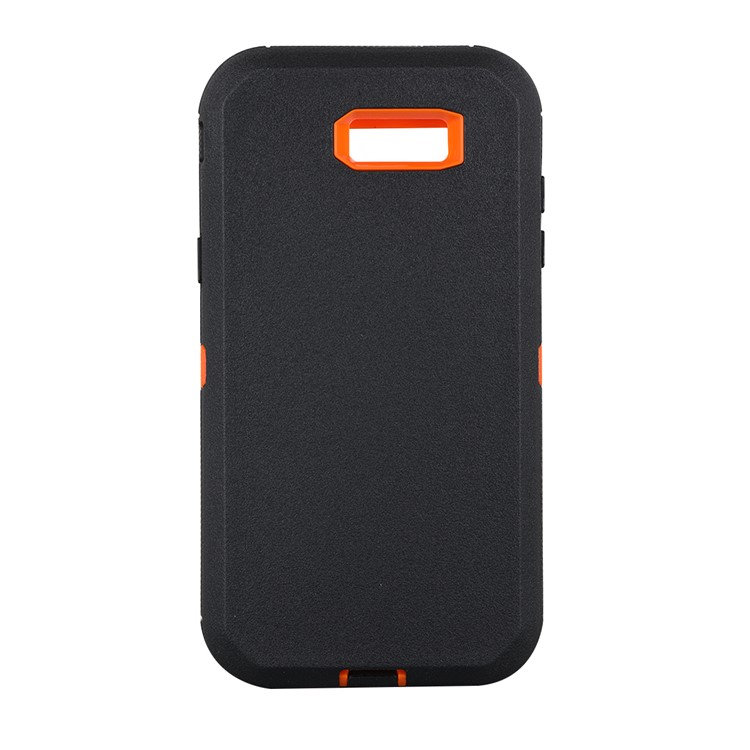 Shockproof Drop-proof Dust-proof PC + TPU Hybrid Cover for Samsung Galaxy J3 2017 US Version/J3 Emerge/J3 Prime - Black / Orange-3