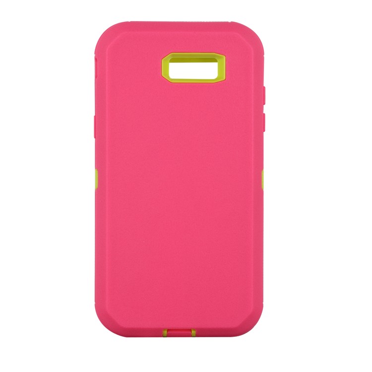 Shockproof Drop-proof Dust-proof PC + TPU Combo Case for Samsung Galaxy J3 2017 US Version/J3 Emerge/J3 Prime - Rose / Green-4