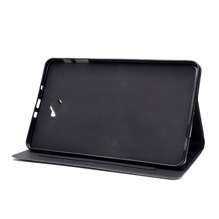 Pattern Printing Leather Stand Case for Samsung Galaxy Tab A 10.1 (2016) T580 T585 - Cute Cat-5