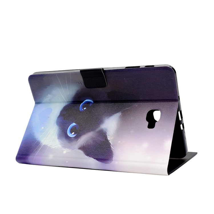 Pattern Printing Leather Stand Case for Samsung Galaxy Tab A 10.1 (2016) T580 T585 - Cute Cat-6