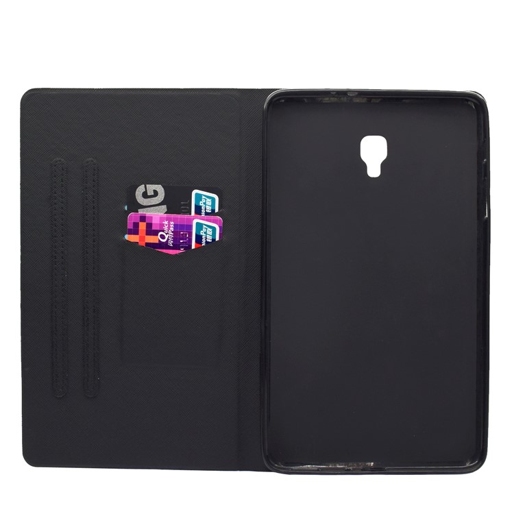 Pattern Printing Leather Stand Cover for Samsung Galaxy Tab A 8.0 (2017) T380 - Cute Cat-4