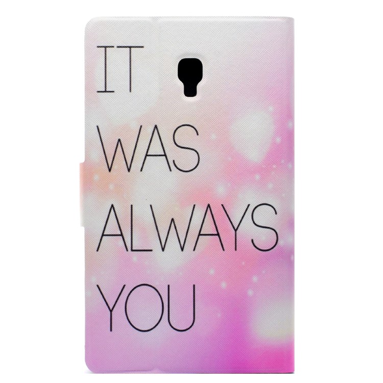 Pattern Printing Leather Stand Case for Samsung Galaxy Tab A 8.0 (2017) T380 - It Was Always You-3
