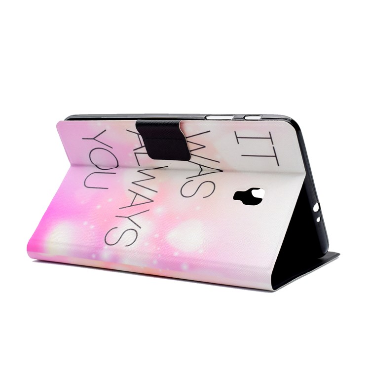 Pattern Printing Leather Stand Case for Samsung Galaxy Tab A 8.0 (2017) T380 - It Was Always You-4