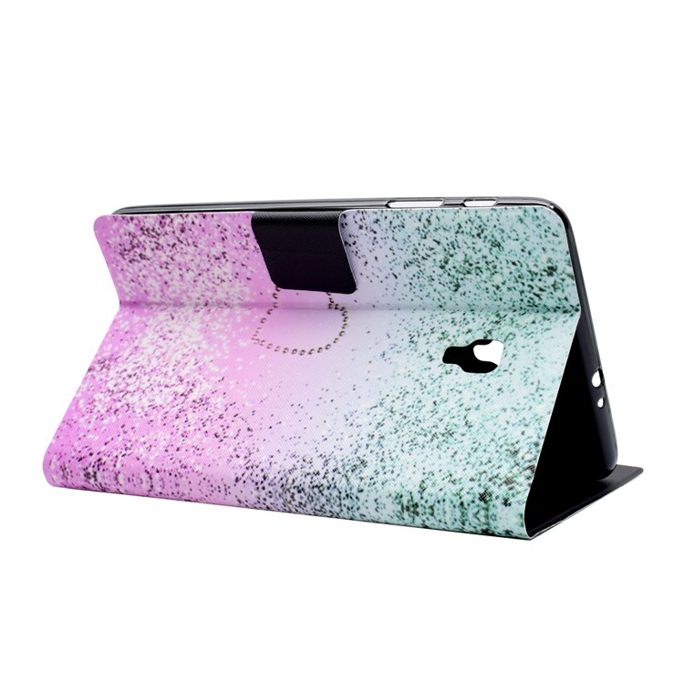 Patterned Leather Tablet Cover Case for Samsung Galaxy Tab A 8.0 (2017) T380 - Glitter and Heart-4
