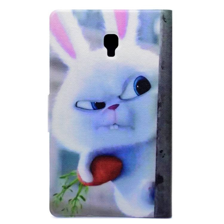 Pattern Printing Leather Protector Case for Samsung Galaxy Tab A 8.0 (2017) T380 - Rabbit Holding Carrot-3
