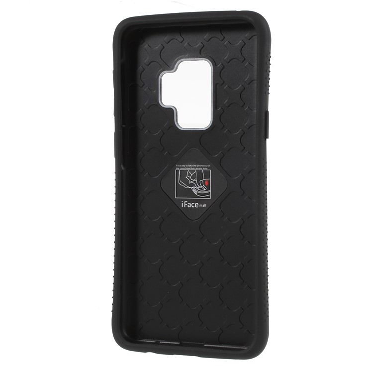 IFACE MALL PC + TPU Hybrid Mobile Phone Case for Samsung Galaxy S9 SM-G960 - Black-6
